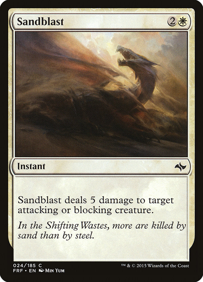 Sandblast [Fate Reforged] | Card Merchant Takapuna