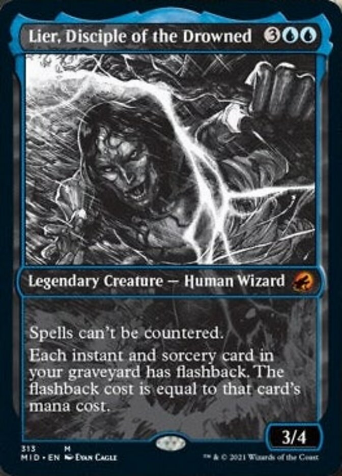 Lier, Disciple of the Drowned (Showcase Eternal Night) [Innistrad: Midnight Hunt] | Card Merchant Takapuna