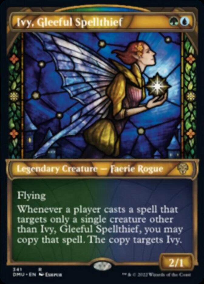 Ivy, Gleeful Spellthief (Showcase Textured) [Dominaria United] | Card Merchant Takapuna