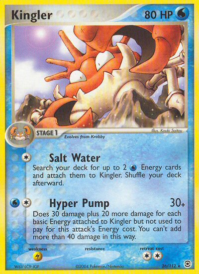 Kingler (26/112) [EX: FireRed & LeafGreen] | Card Merchant Takapuna