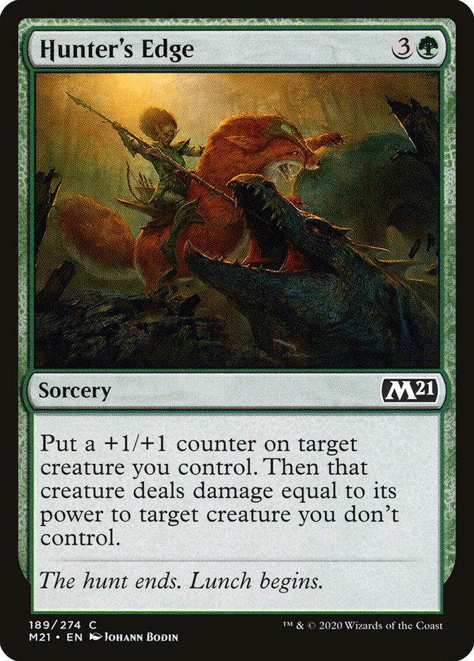 Hunter's Edge [Core Set 2021] | Card Merchant Takapuna
