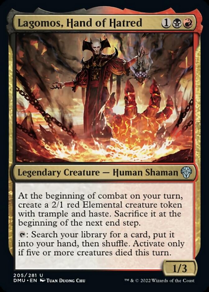 Lagomos, Hand of Hatred [Dominaria United] | Card Merchant Takapuna