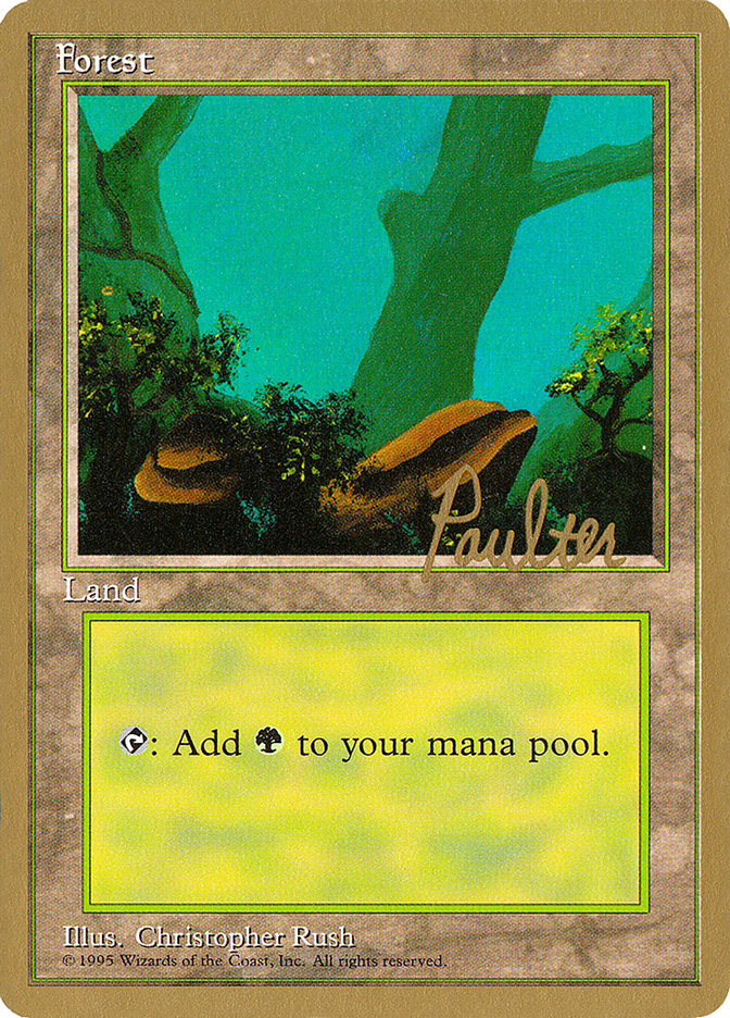 Forest (pp378) (Preston Poulter) [Pro Tour Collector Set] | Card Merchant Takapuna
