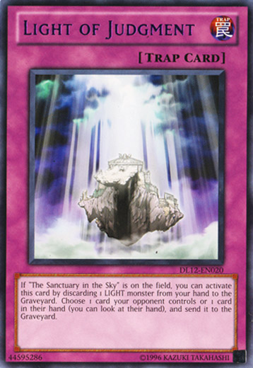 Light of Judgment (Purple) [DL12-EN020] Rare | Card Merchant Takapuna