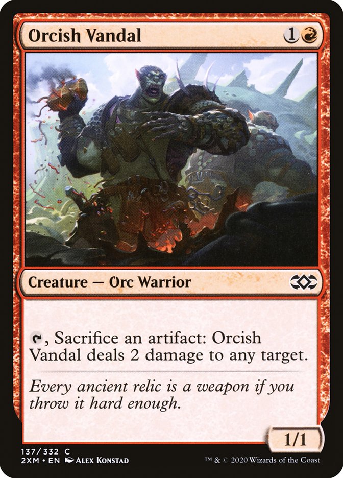 Orcish Vandal [Double Masters] | Card Merchant Takapuna