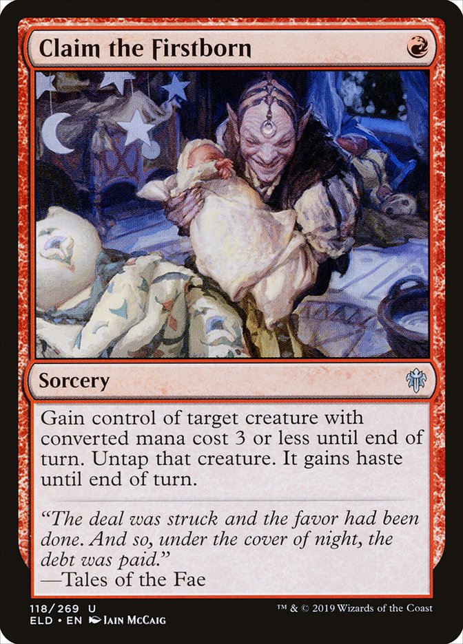 Claim the Firstborn [Throne of Eldraine] | Card Merchant Takapuna