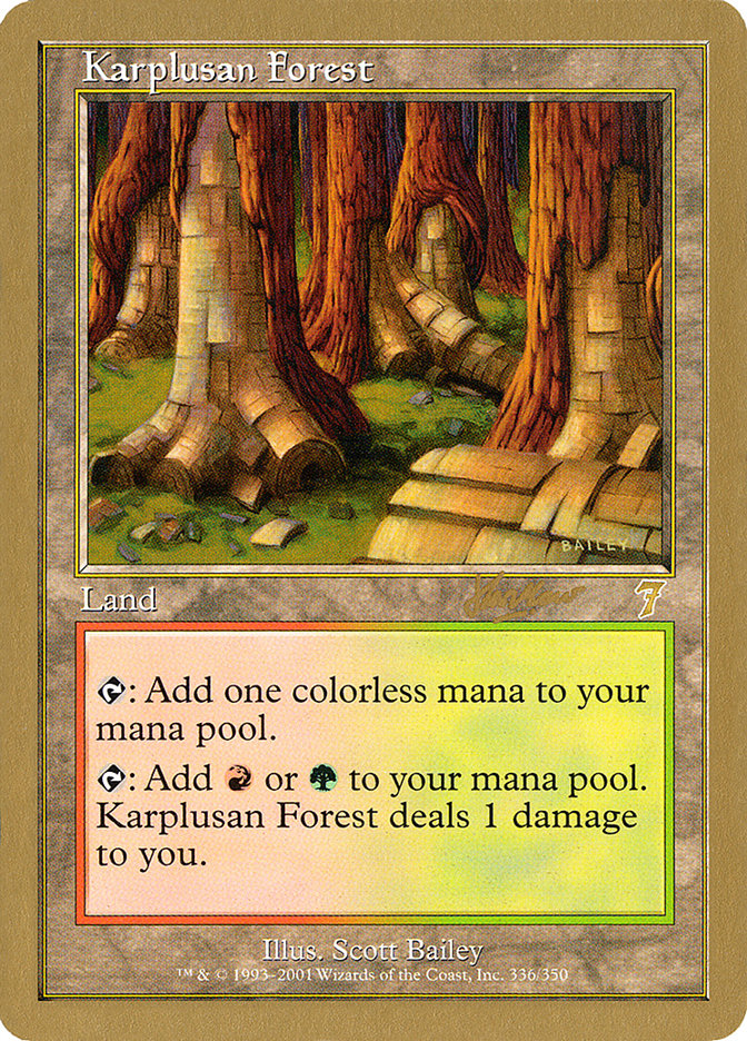 Karplusan Forest (Sim Han How) [World Championship Decks 2002] | Card Merchant Takapuna