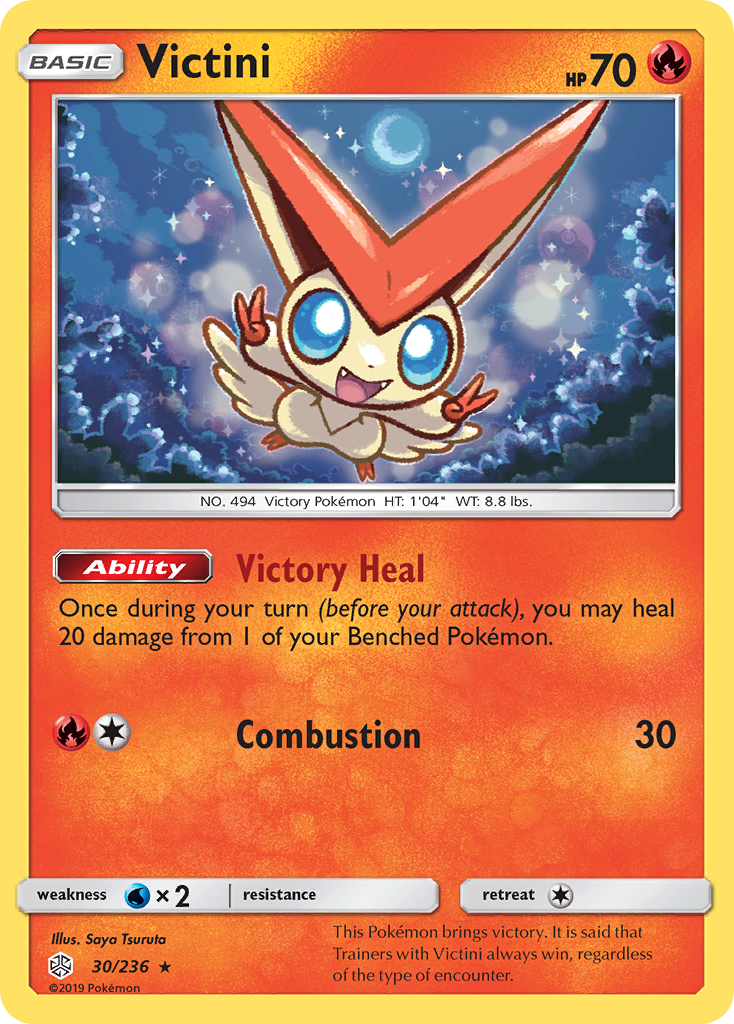 Victini (30/236) [Sun & Moon: Cosmic Eclipse] | Card Merchant Takapuna