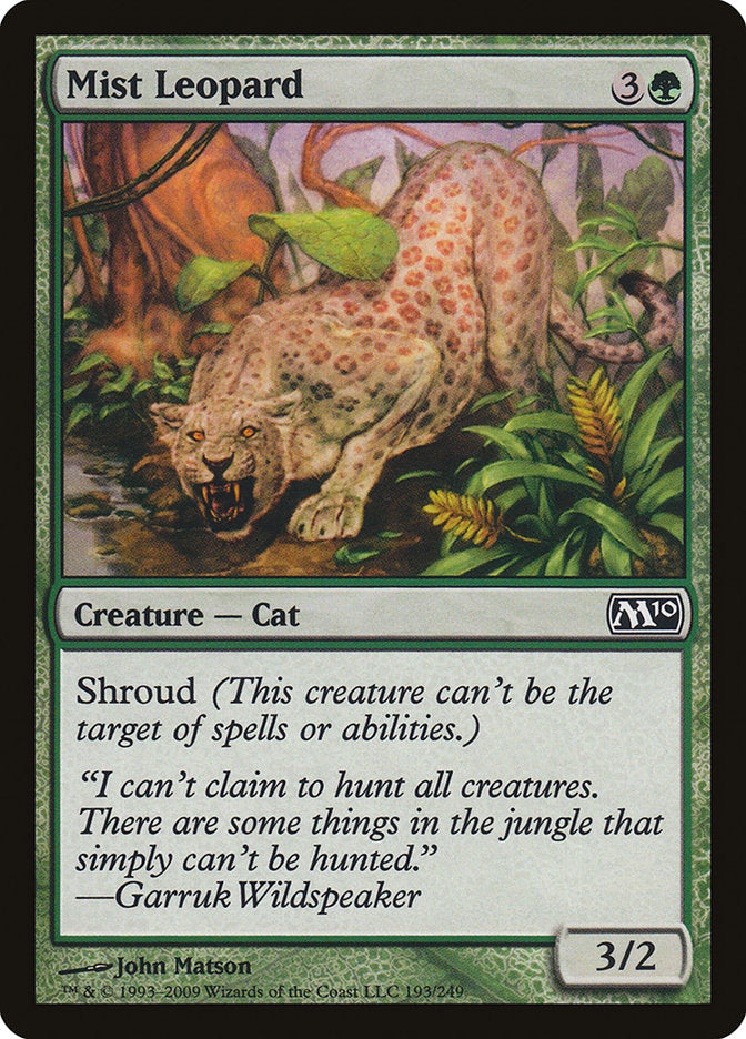 Mist Leopard [Magic 2010] | Card Merchant Takapuna
