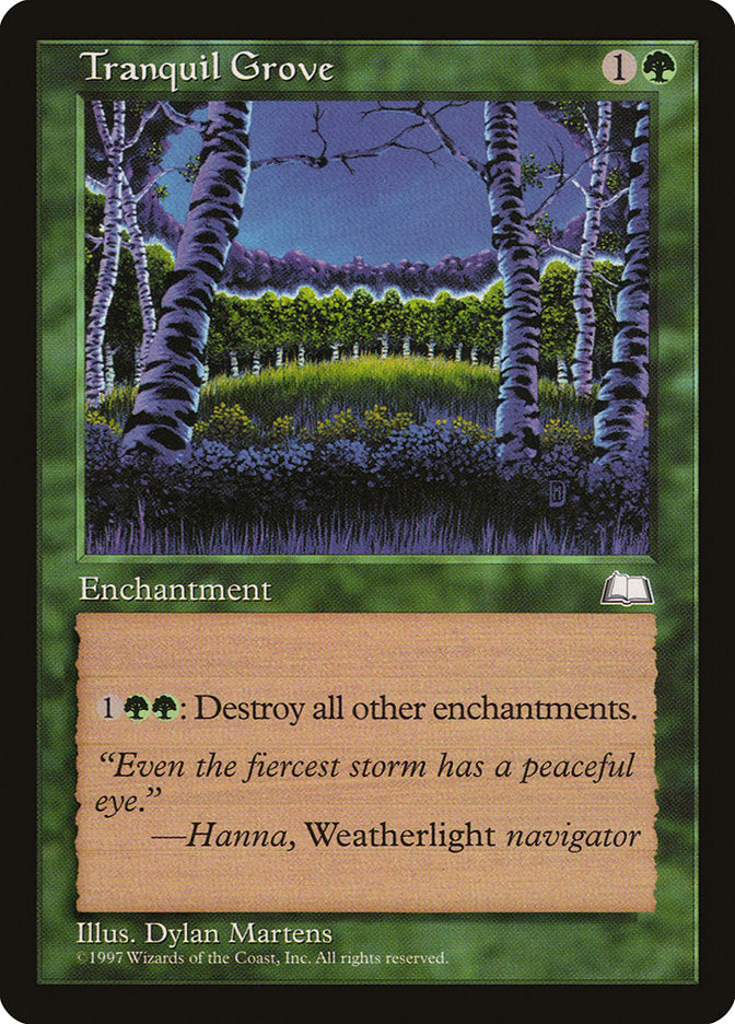 Tranquil Grove [Weatherlight] | Card Merchant Takapuna