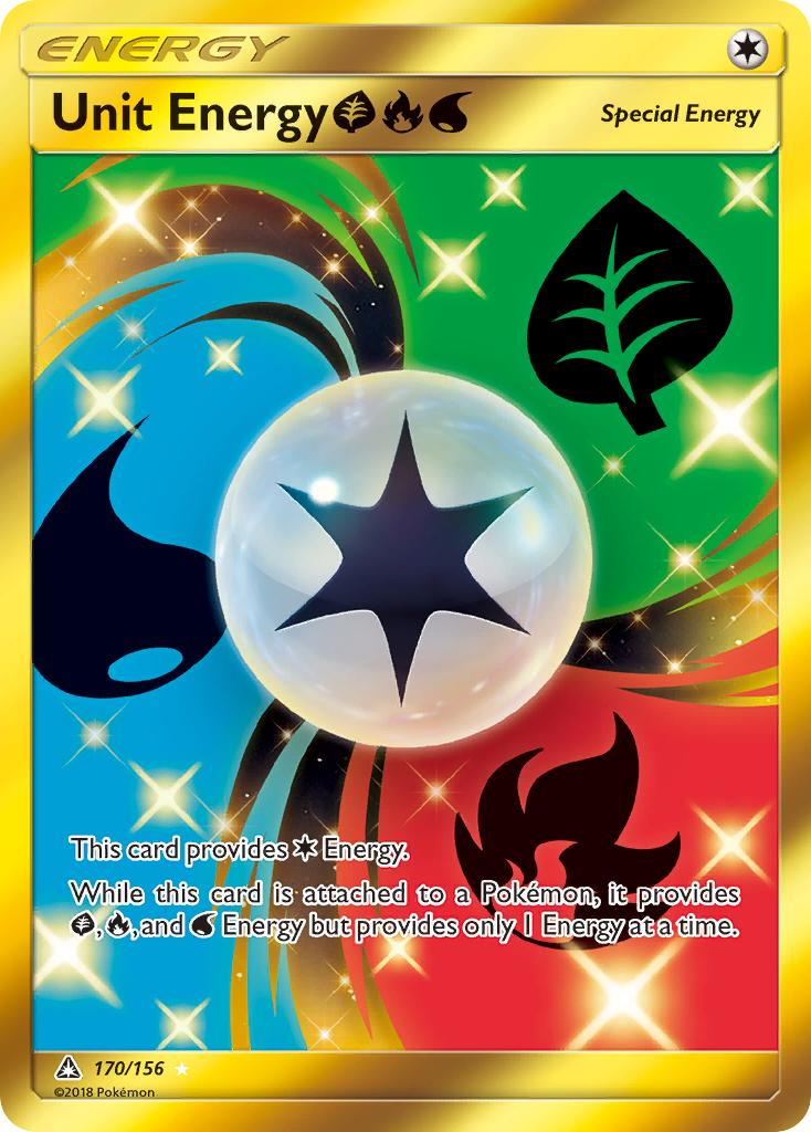 Unit Energy (170/156) (Grass, Fire, Water) [Sun & Moon: Ultra Prism] | Card Merchant Takapuna