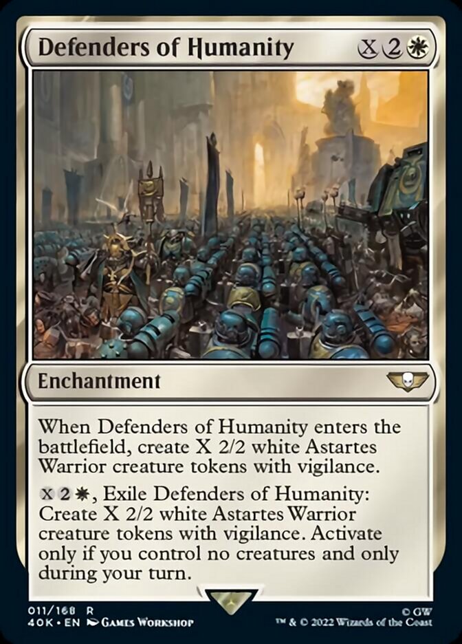 Defenders of Humanity [Warhammer 40,000] | Card Merchant Takapuna