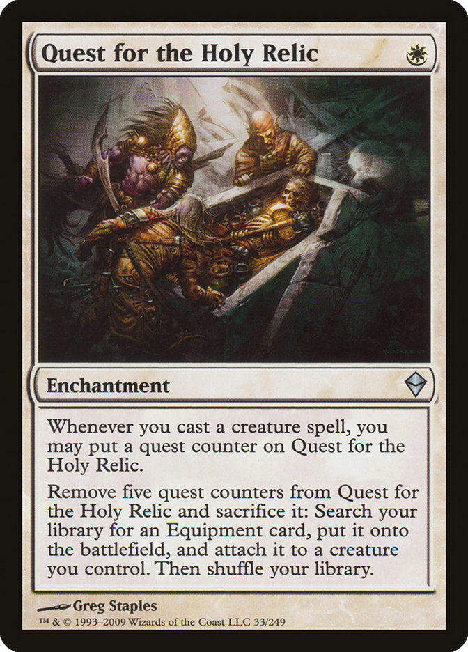 Quest for the Holy Relic [Zendikar] | Card Merchant Takapuna