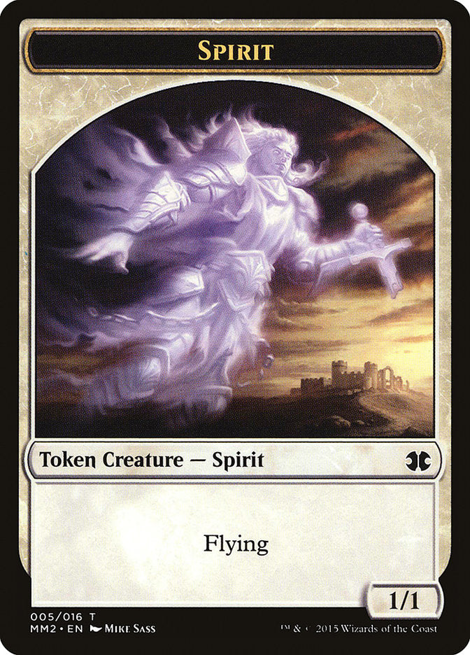 Spirit Token [Modern Masters 2015 Tokens] | Card Merchant Takapuna