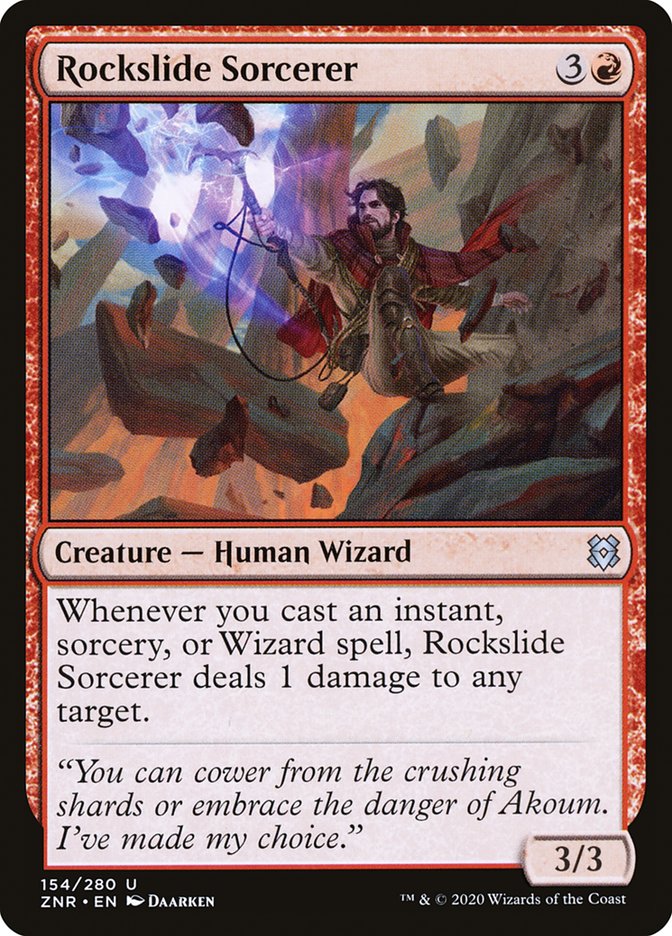 Rockslide Sorcerer [Zendikar Rising] | Card Merchant Takapuna