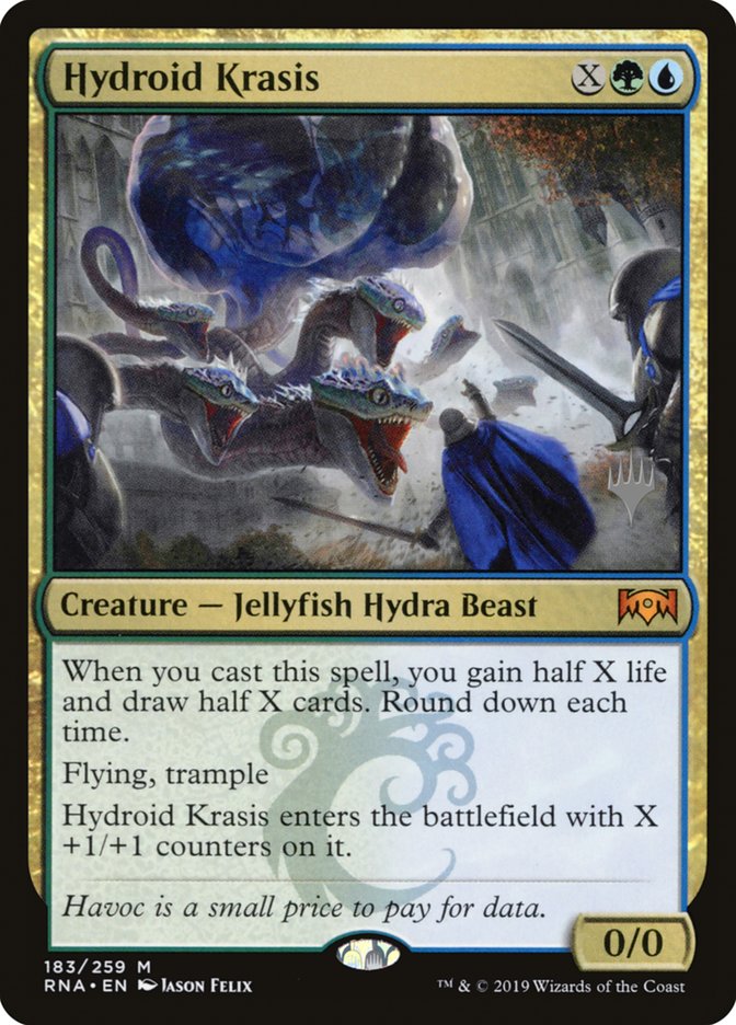 Hydroid Krasis (Promo Pack) [Ravnica Allegiance Promos] | Card Merchant Takapuna