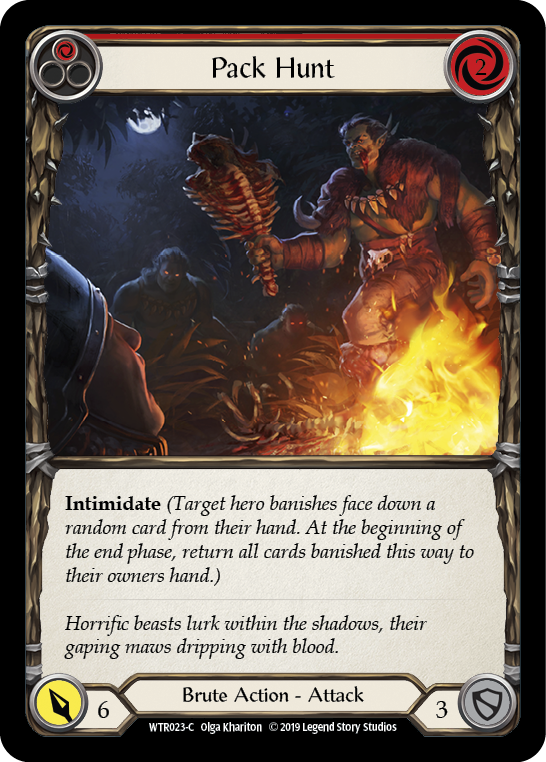 Pack Hunt (Red) [WTR023-C] (Welcome to Rathe)  Alpha Print Normal | Card Merchant Takapuna