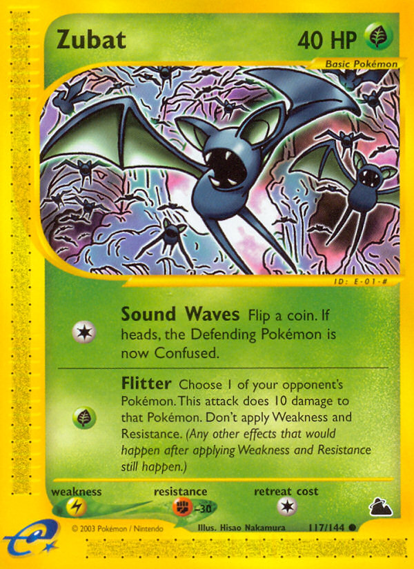 Zubat (117/144) [Skyridge] | Card Merchant Takapuna