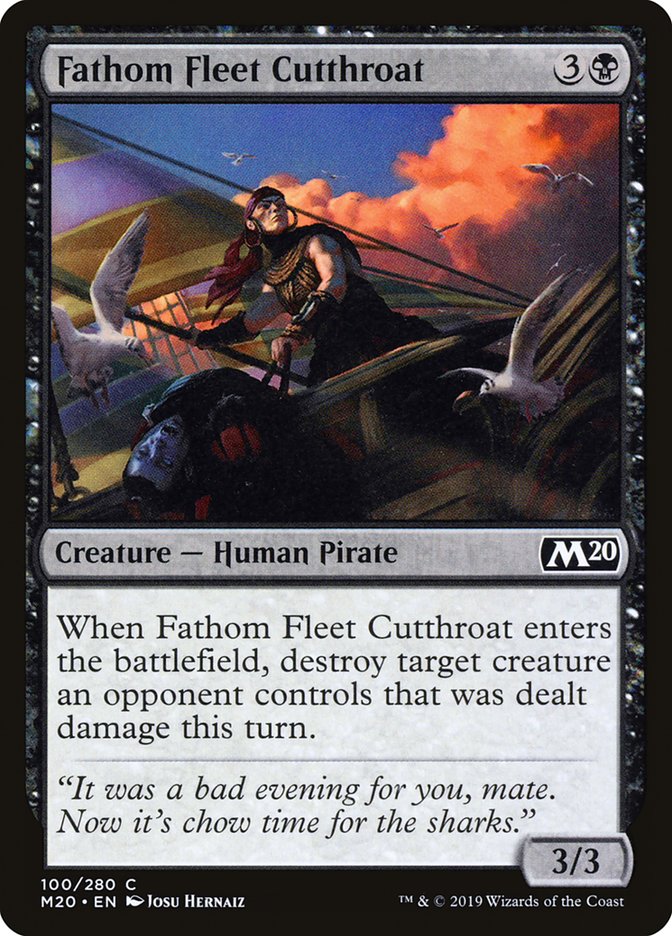 Fathom Fleet Cutthroat [Core Set 2020] | Card Merchant Takapuna