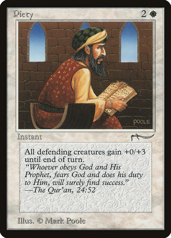 Piety (Light Mana Cost) [Arabian Nights] | Card Merchant Takapuna