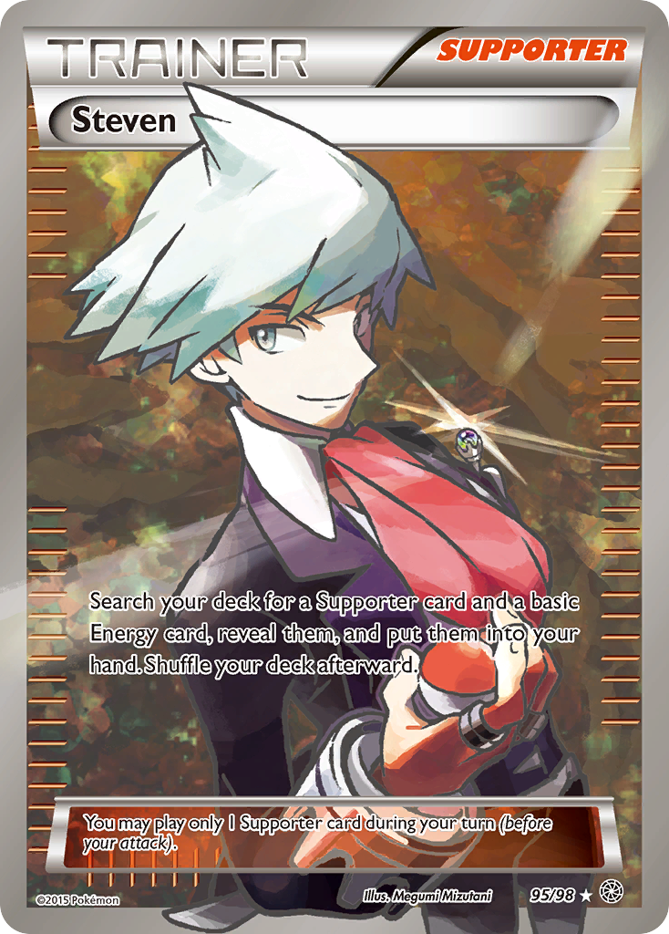 Steven (95/98) [XY: Ancient Origins] | Card Merchant Takapuna