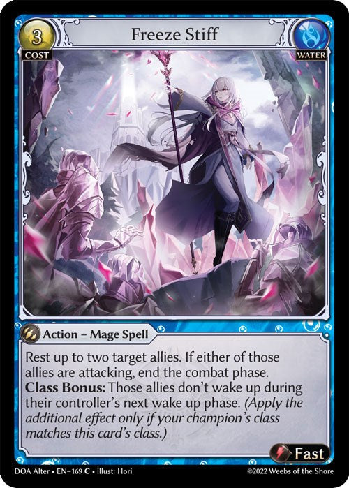 Freeze Stiff (169) [Dawn of Ashes: Alter Edition] | Card Merchant Takapuna