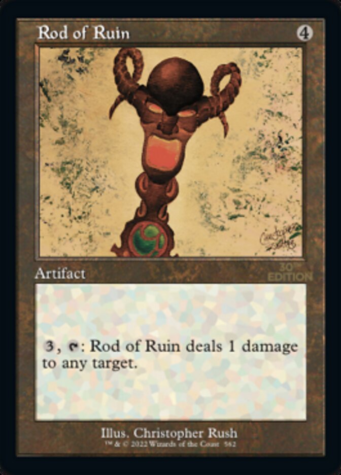 Rod of Ruin (Retro) [30th Anniversary Edition] | Card Merchant Takapuna