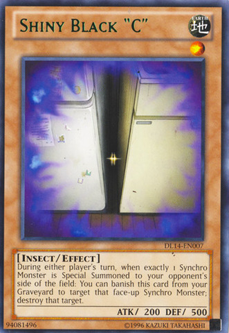 Shiny Black "C" (Green) [DL14-EN007] Rare | Card Merchant Takapuna