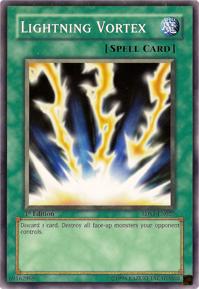 Lightning Vortex [5DS1-EN027] Common | Card Merchant Takapuna