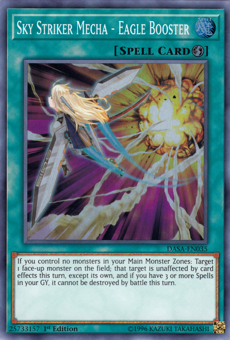 Sky Striker Mecha - Eagle Booster [DASA-EN035] Super Rare | Card Merchant Takapuna