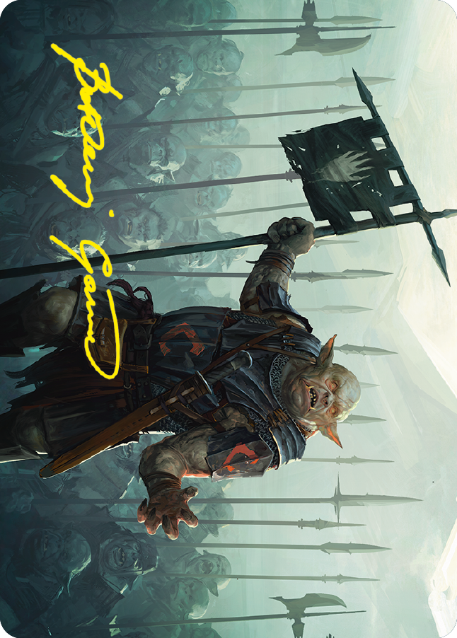 Ugluk of the White Hand Art Card (Gold-Stamped Signature) [The Lord of the Rings: Tales of Middle-earth Art Series] | Card Merchant Takapuna