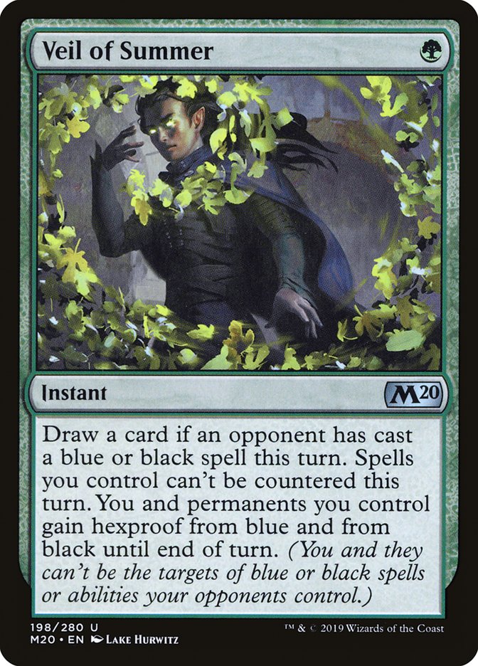 Veil of Summer [Core Set 2020] | Card Merchant Takapuna