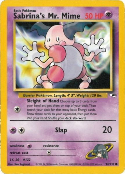 Sabrina's Mr. Mime (94/132) [Gym Heroes Unlimited] | Card Merchant Takapuna