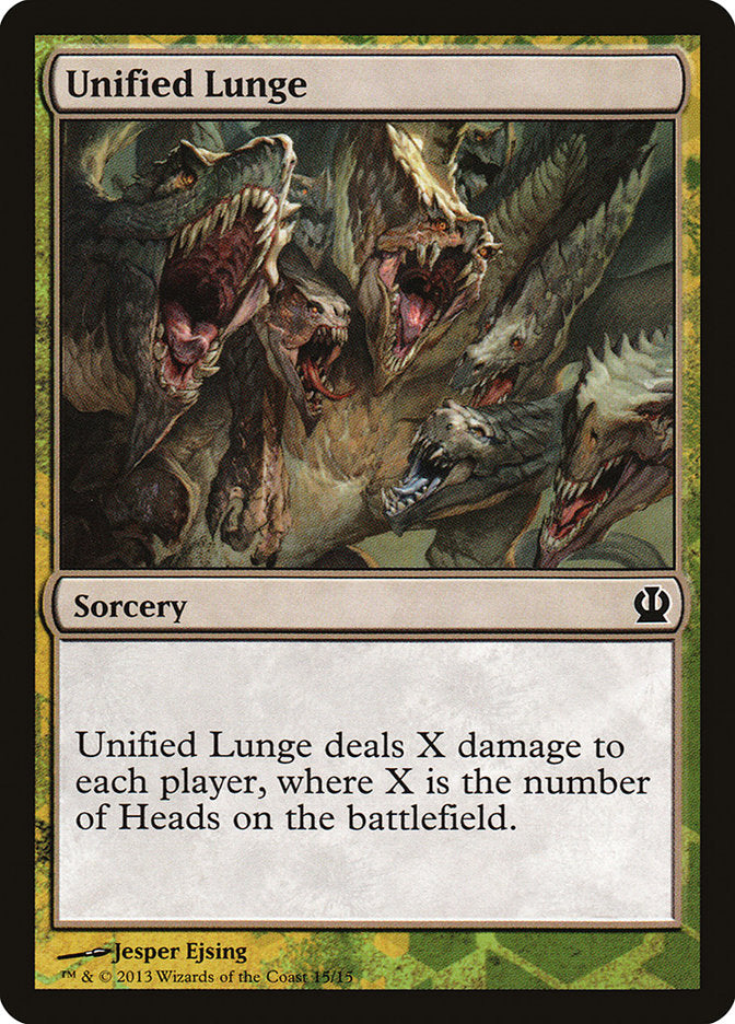 Unified Lunge [Theros Face the Hydra] | Card Merchant Takapuna