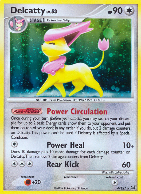 Delcatty (4/127) [Platinum: Base Set] | Card Merchant Takapuna