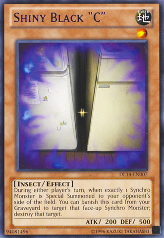 Shiny Black "C" (Purple) [DL14-EN007] Rare | Card Merchant Takapuna