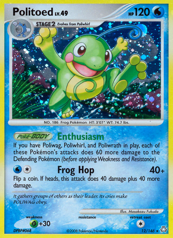 Politoed (12/146) [Diamond & Pearl: Legends Awakened] | Card Merchant Takapuna