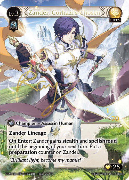 Zander, Corhazi's Chosen (CUR) (015) [Dawn of Ashes: 1st Edition] | Card Merchant Takapuna