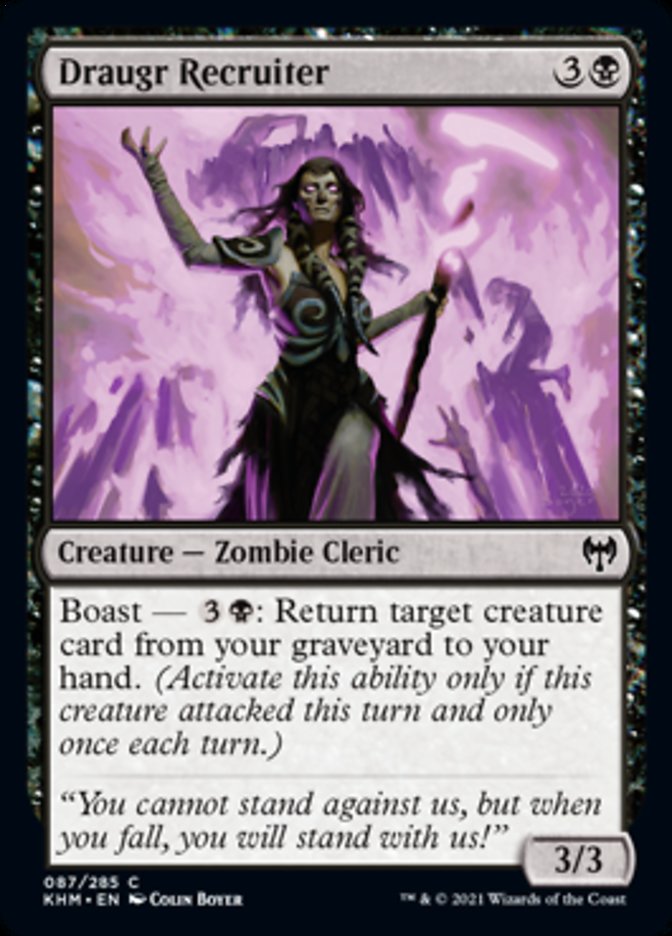 Draugr Recruiter [Kaldheim] | Card Merchant Takapuna