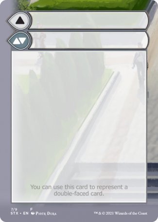 Helper Card (7/9) [Strixhaven: School of Mages Tokens] | Card Merchant Takapuna