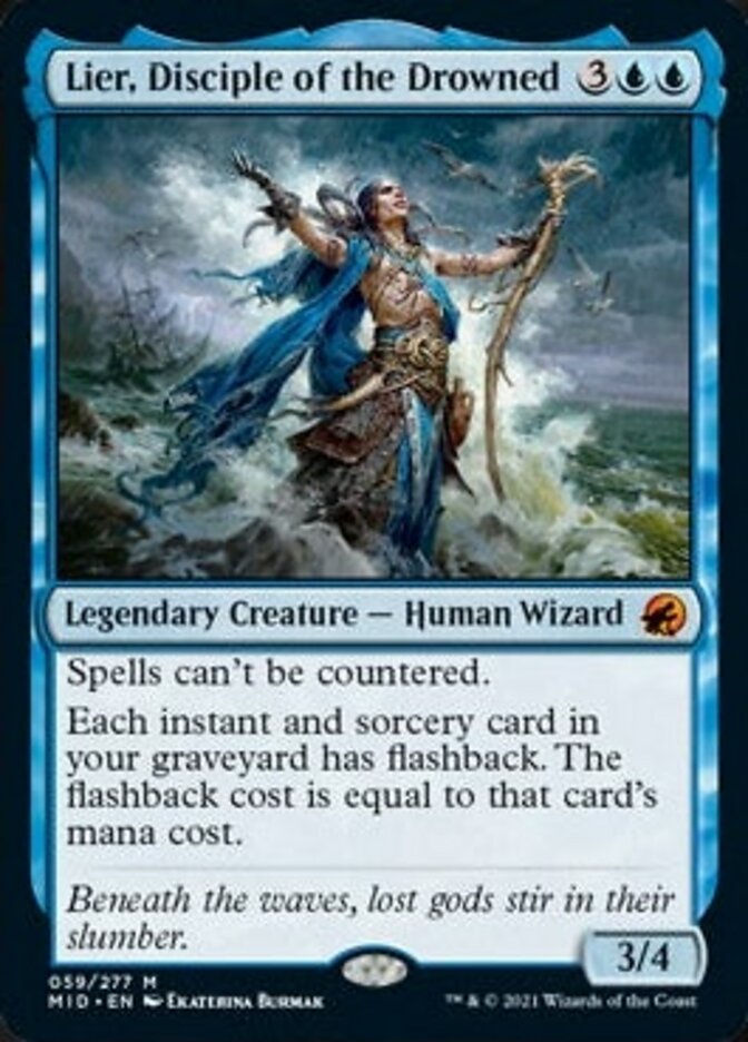 Lier, Disciple of the Drowned [Innistrad: Midnight Hunt] | Card Merchant Takapuna
