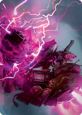 Voltage Surge Art Card [Kamigawa: Neon Dynasty Art Series] | Card Merchant Takapuna