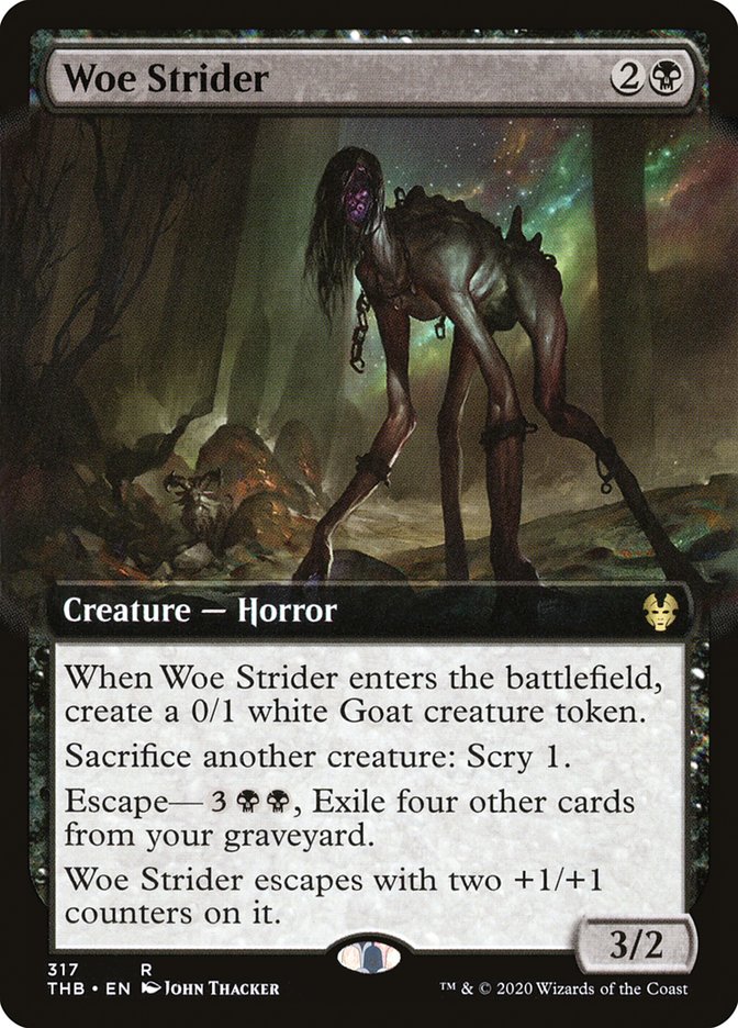 Woe Strider (Extended Art) [Theros Beyond Death] | Card Merchant Takapuna