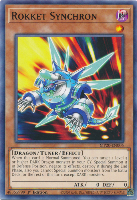 Rokket Synchron [MP20-EN006] Common | Card Merchant Takapuna