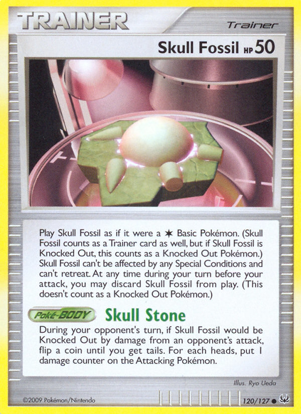 Skull Fossil (120/127) [Platinum: Base Set] | Card Merchant Takapuna