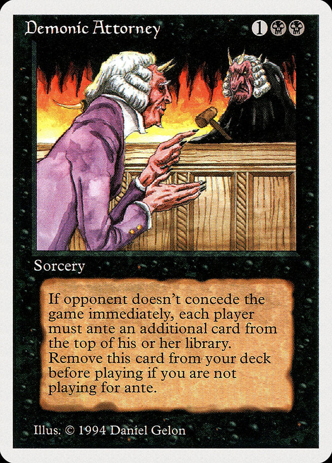 Demonic Attorney [Summer Magic / Edgar] | Card Merchant Takapuna