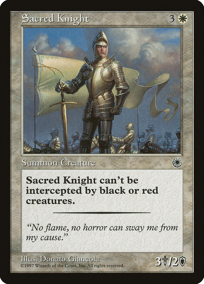 Sacred Knight [Portal] | Card Merchant Takapuna