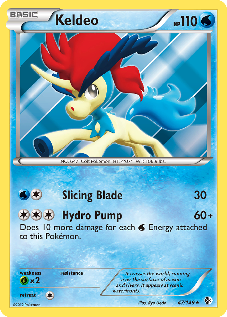 Keldeo (47/149) [Black & White: Boundaries Crossed] | Card Merchant Takapuna
