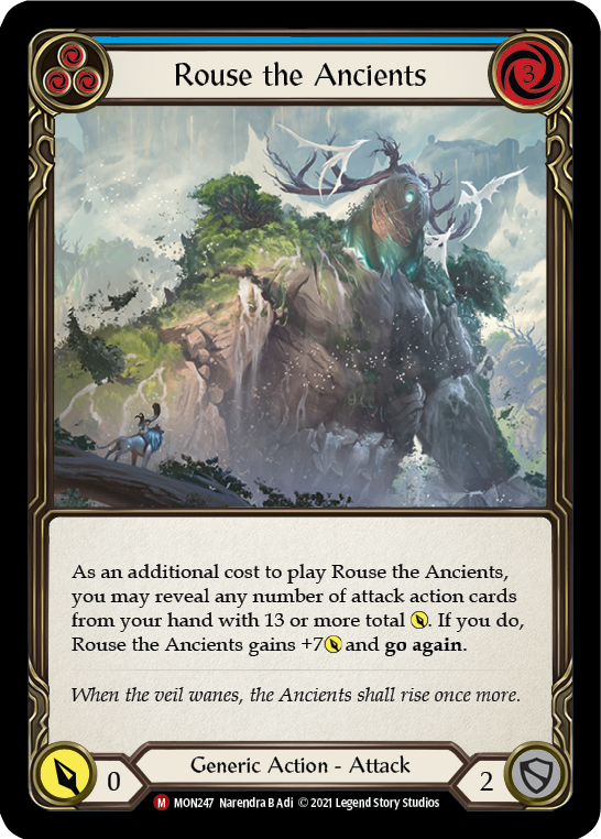 Rouse the Ancients [MON247-RF] (Monarch)  1st Edition Rainbow Foil | Card Merchant Takapuna