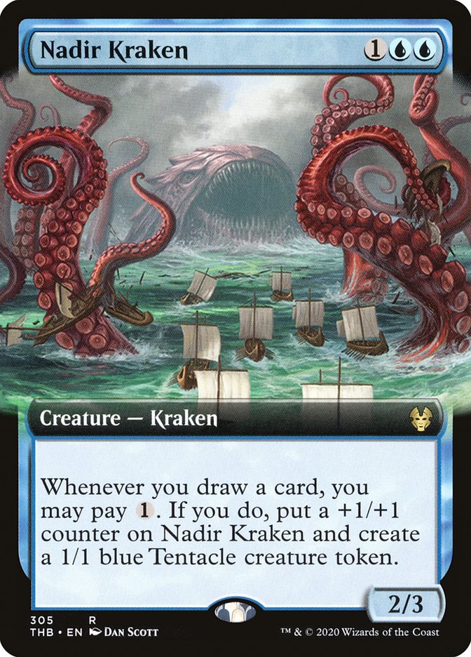 Nadir Kraken (Extended Art) [Theros Beyond Death] | Card Merchant Takapuna